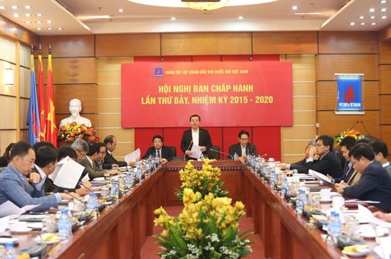Hội nghị Ban chấp hành Đảng bộ Tập đoàn Dầu khí Quốc gia Việt Nam lần thứ VII nhiệm kỳ 2015 - 2020
